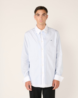 Acne Studios - Layered Shirt - Blue/White - allanjoseph