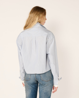 Acne Studios - Layered Shirt - Blue/White - allanjoseph