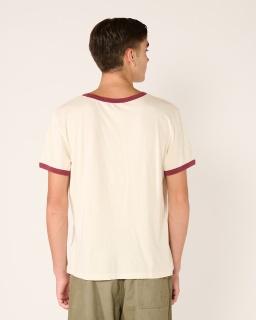 Acne Studios - Collegiate Print T-Shirt - Ecru - allanjoseph