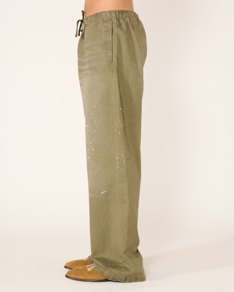 Acne Studios - Cotton Pants - Khaki - allanjoseph