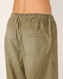 Acne Studios - Cotton Pants - Khaki - allanjoseph