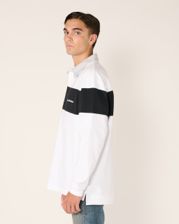 Acne Studios - Cotton Polo - White/Black - allanjoseph