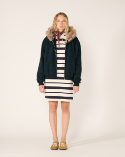 Acne Studios - Zip-up Hoodie - Dark Navy - allanjoseph