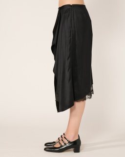 Acne Studios - Jupe en satin - Noir - allanjoseph