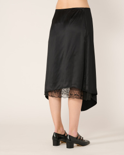 Acne Studios - Jupe en satin - Noir - allanjoseph