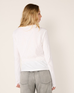 Acne Studios - T-shirt Logo Ajusté - Blanc - allanjoseph
