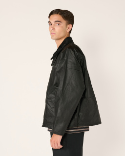 Barbour - Veste cirée Transport - Noir - allanjoseph
