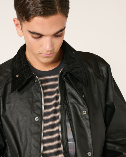 Barbour - Transport Waxed Jacket - Black - allanjoseph