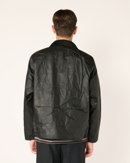 Barbour - Transport Waxed Jacket - Black - allanjoseph