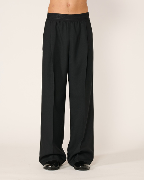 Stockholm Surfboard Club - Elaine Trousers - Black - allanjoseph