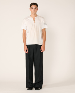 Stockholm Surfboard Club - Franz Pin T-shirt - White - Unisex - allanjoseph