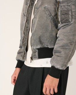 Stockholm Surfboard Club - Bomber - Washed Black - Unisex - allanjoseph