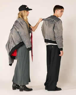 Stockholm Surfboard Club - Bomber - Washed Black - Unisex - allanjoseph