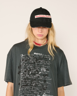 Stockholm Surfboard Club - Robe T-shirt Longue - Noir Délavé - allanjoseph