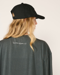 Stockholm Surfboard Club - Maxi T-shirt Dress - Washed Black - allanjoseph