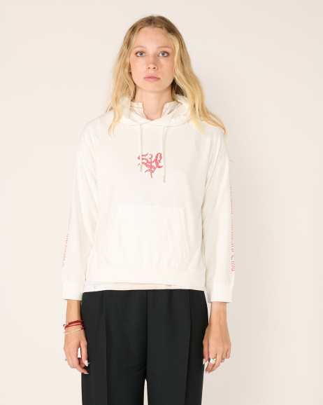 Stockholm Surfboard Club - Mini Hoodie - White - allanjoseph