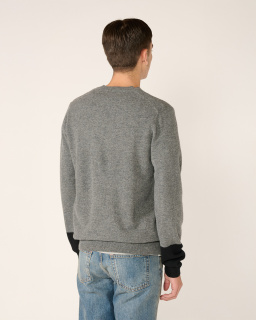 Comme des Garçons Shirt - Wool cardigan - Grey/Black - allanjoseph