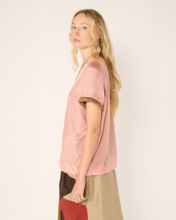 Casey Casey - 2 Layers Top - Rose - allanjoseph