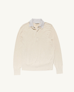 Acne Studios - Pull en maille superposée - Beige - allanjoseph