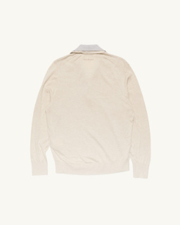 Acne Studios - Pull en maille superposée - Beige - allanjoseph