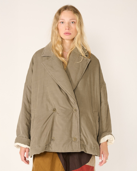 Casey Casey - Luna Coat - Khaki - allanjoseph