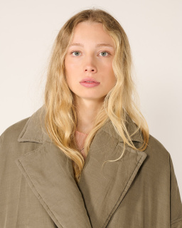 Casey Casey - Luna Coat - Khaki - allanjoseph