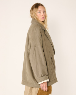 Casey Casey - Luna Coat - Khaki - allanjoseph