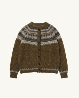 Bsbee - Murray Cardigan - Brown - allanjoseph