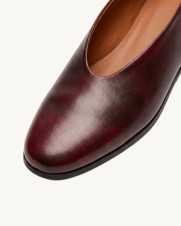 Marsèll - Scivolo ballet flats - Burgundy - allanjoseph