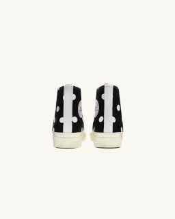 Comme des Garçons PLAY - Polka Dot High - Black - allanjoseph
