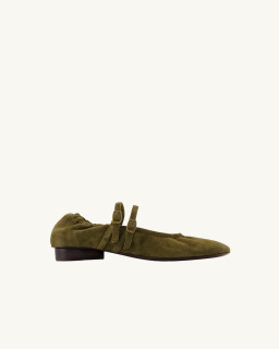 Carel - Tatiana ballerinas - Khaki - allanjoseph