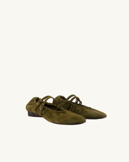 Carel - Tatiana ballerinas - Khaki - allanjoseph
