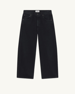 Agolde - Jean Low Curve Crop - Noir - allanjoseph