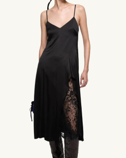Acne Studios - Nightdress Dress - Black - allanjoseph