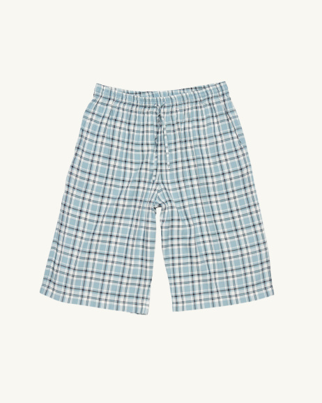 Acne Studios - Short à carreaux - Turquoise - Unisexe - allanjoseph
