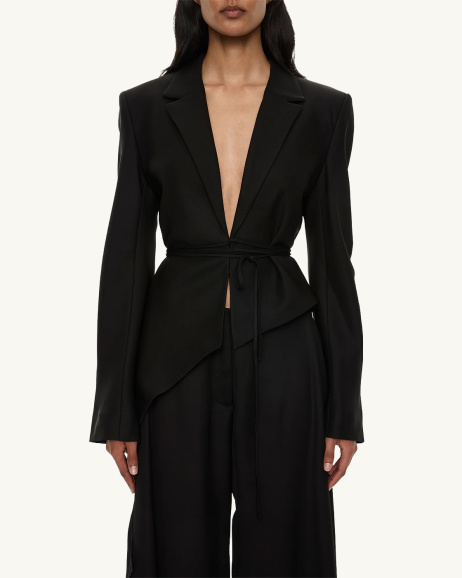 Christopher Esber - Blazer asymétrique - Noir - allanjoseph