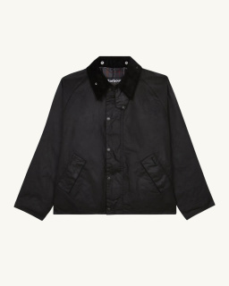 Barbour - Veste cirée Transport - Noir - allanjoseph