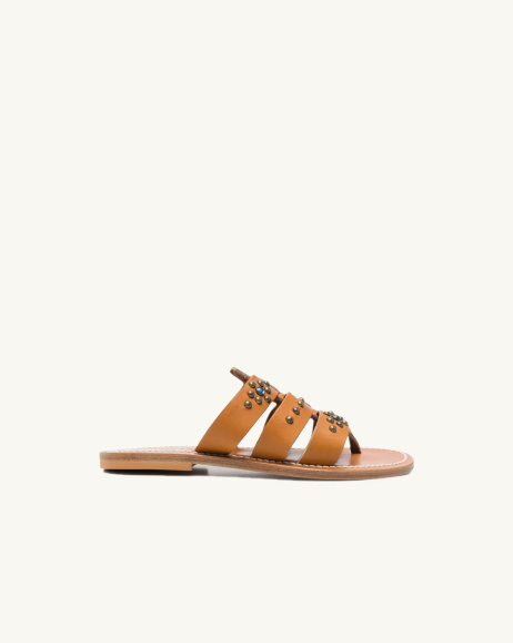 K Jacques x HTC - Sandales Dolon - Tan - allanjoseph