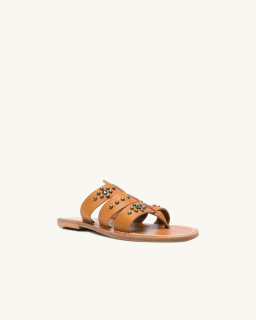 K Jacques x HTC - Dolon Sandals - Tan - allanjoseph