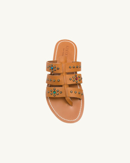 K Jacques x HTC - Dolon Sandals - Tan - allanjoseph