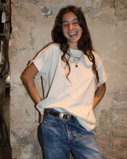 Allanjoseph - T-shirt poche arrière - Oatmeal - allanjoseph