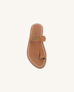 K Jacques x HTC - Sandales Ganges - Tan - allanjoseph
