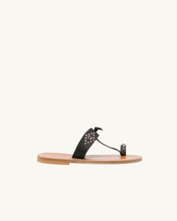 K Jacques x HTC - Ganges Sandals - Black - allanjoseph