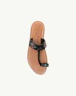 K Jacques x HTC - Ganges Sandals - Black - allanjoseph