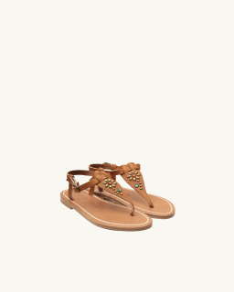 K Jacques x HTC - Sandales Coriolan - Tan - allanjoseph