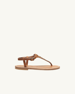 K Jacques x HTC - Coriolan Sandals - Tan - allanjoseph