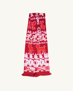 Comme des Garçons Girl - Arena Scarf - Burgundy - allanjoseph