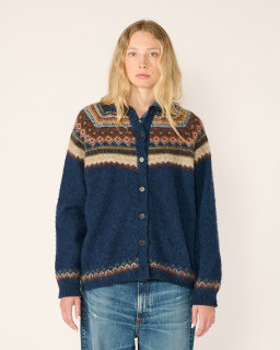 Bsbee - Murray Cardigan - Blue - allanjoseph