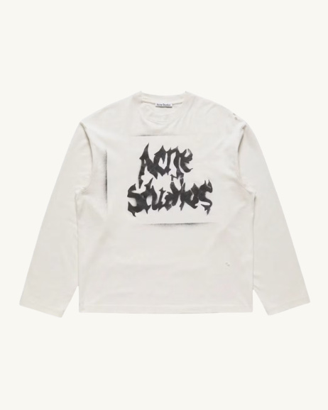 Acne Studios - Long-sleeve T-shirt - Off White - Unisex - allanjoseph