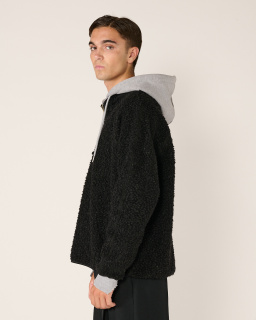 Stockholm Surfboard Club - Farm Fleece Hoodie - Black - allanjoseph